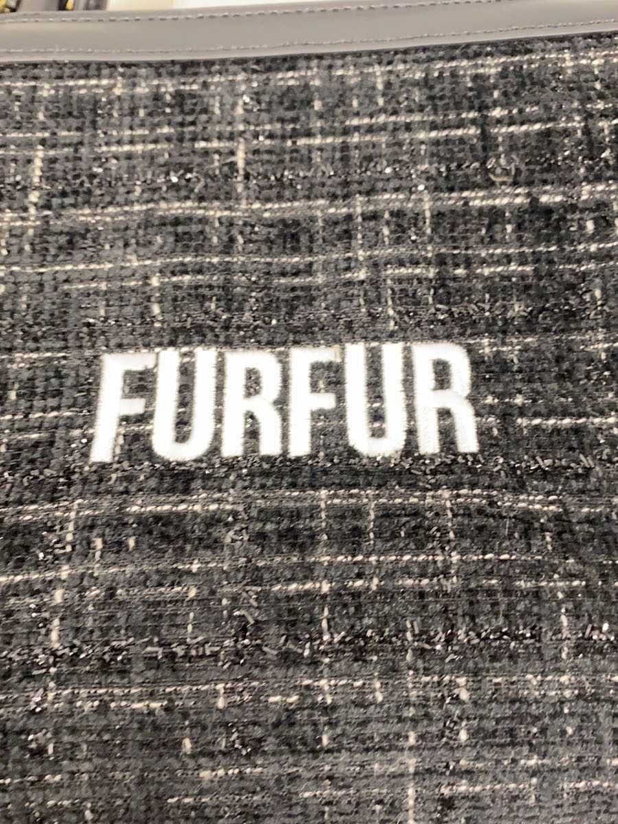 furfur Shoulder Bag Tweed BLK RWGB241512 5