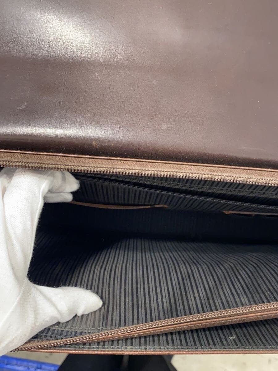 LANVIN Briefcase Leather BRW 6