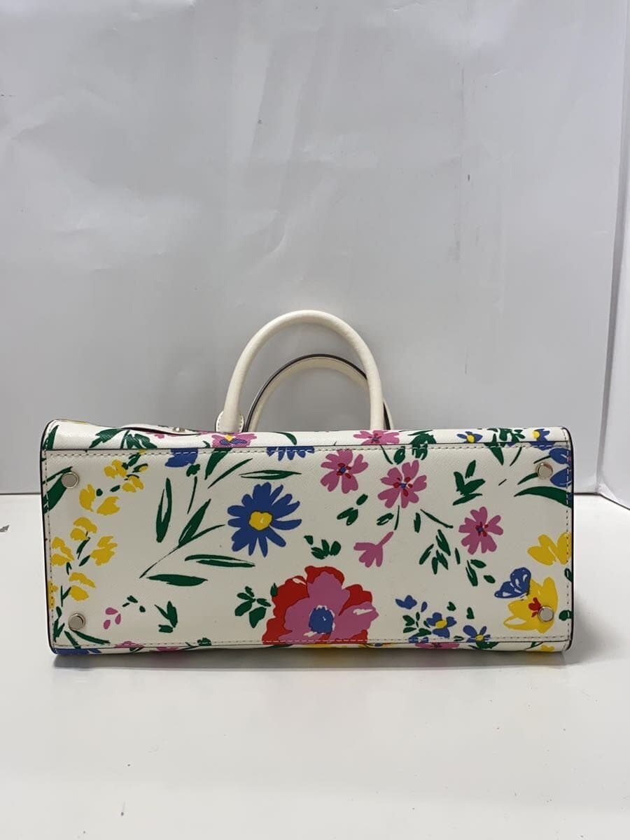kate spade new york Stacey Garden Shoulder Missing Part Shoulder Bag PVC White White All Over Pattern 4