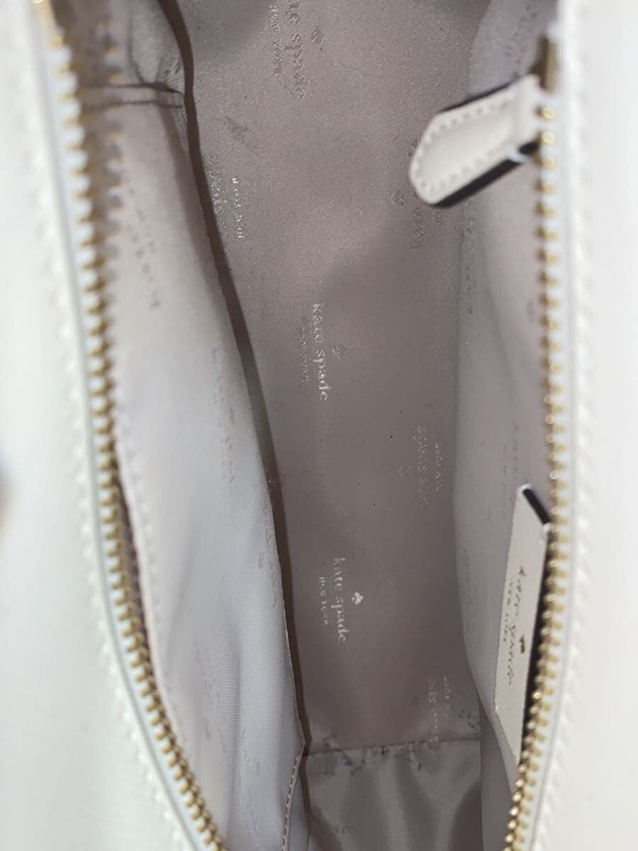 kate spade new york Stacey Garden Shoulder Missing Part Shoulder Bag PVC White White All Over Pattern 6