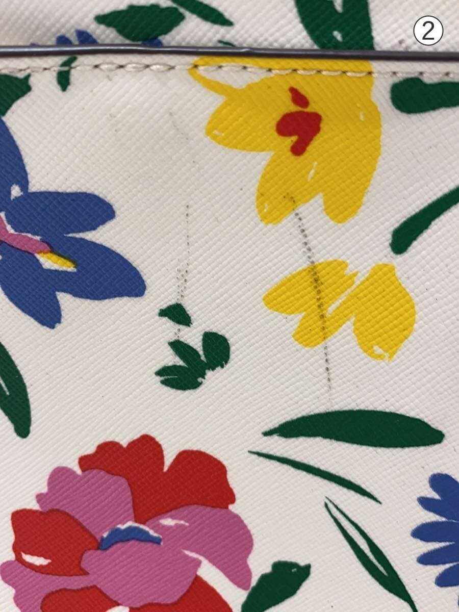 kate spade new york Stacey Garden Shoulder Missing Part Shoulder Bag PVC White White All Over Pattern 7