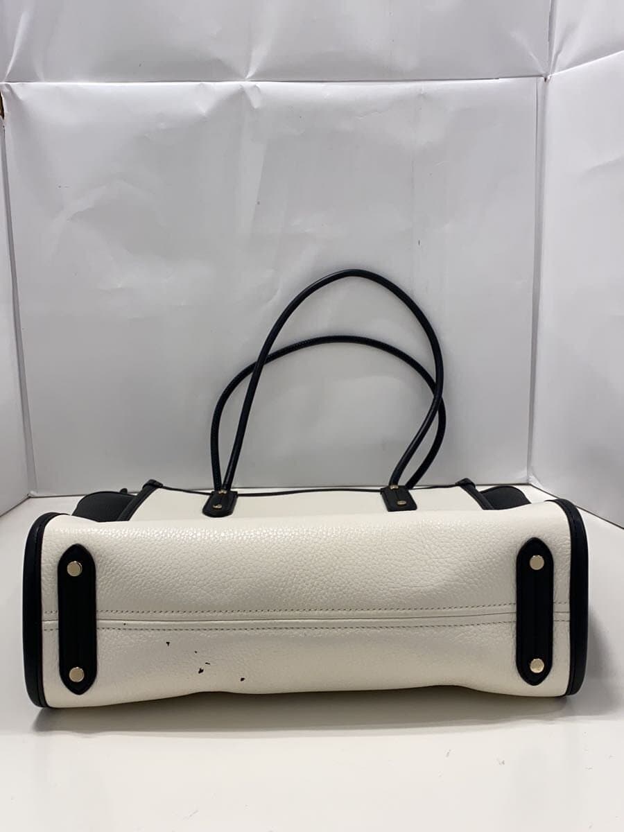 kate spade new york ARISTOCATS DISNEY Ella Aristocats Tote Bag Leather White White Solid 4