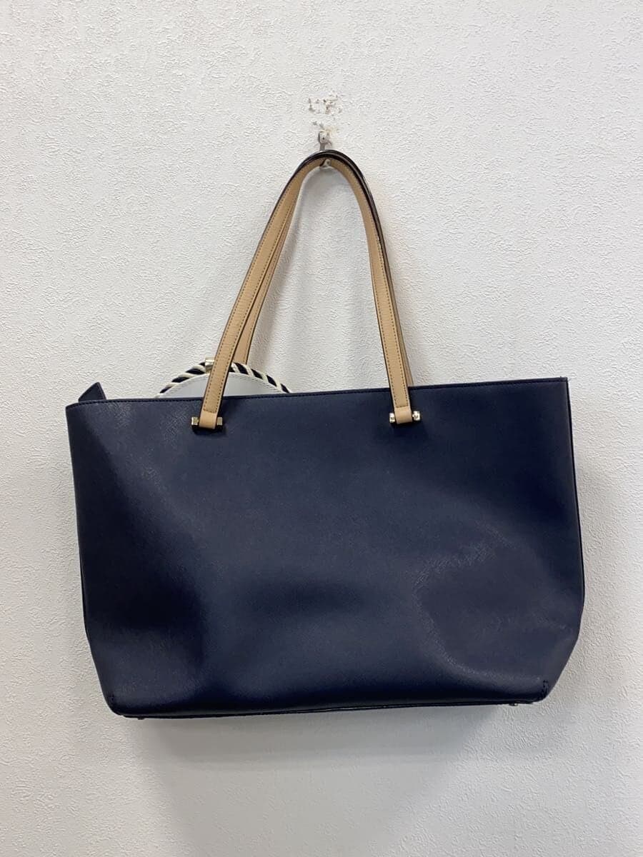 kate spade new york Tote Bag Leather NVY PXRU6790 3