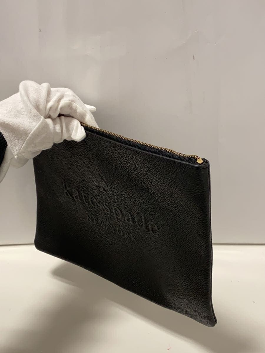 kate spade new york Pouch Leather BLK 2