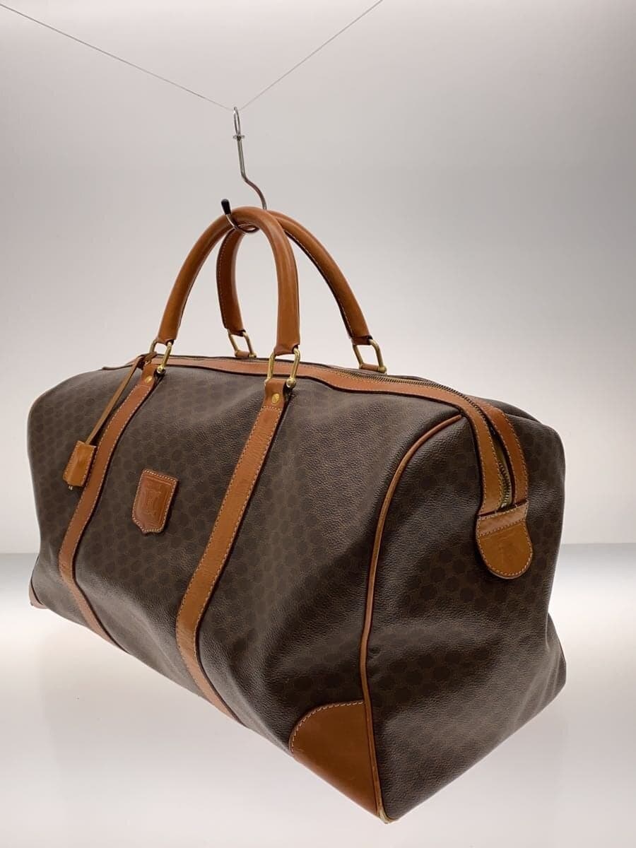 CELINE Macadam with pouch Boston bag PVC BRW all-over pattern 2