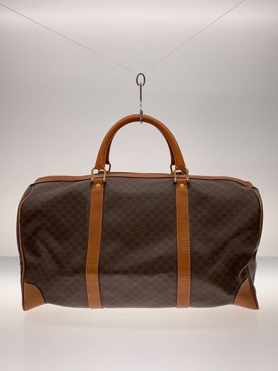 CELINE Macadam with pouch Boston bag PVC BRW all-over pattern 3