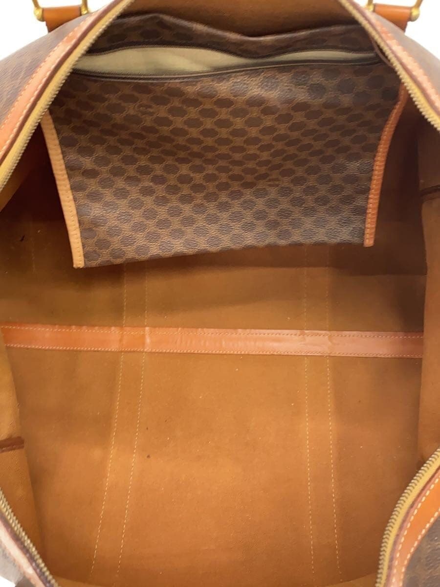 CELINE Macadam with pouch Boston bag PVC BRW all-over pattern 6