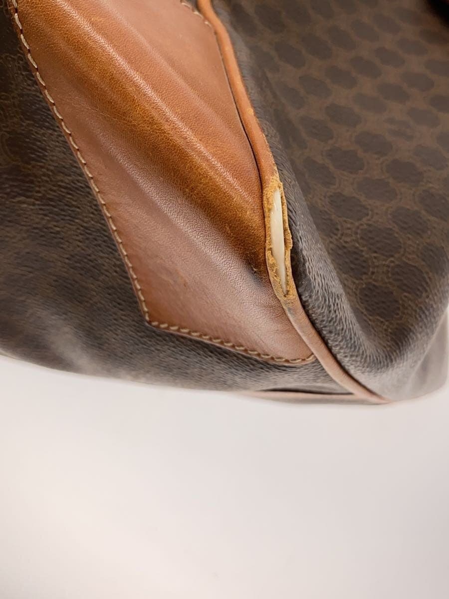 CELINE Macadam with pouch Boston bag PVC BRW all-over pattern 8