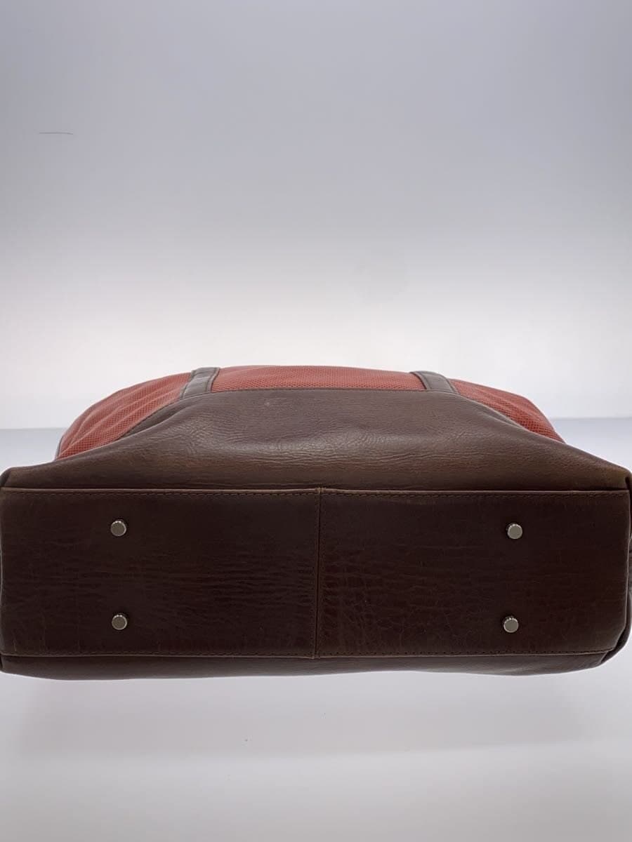 aniary IPL horizontal tote punching leather RED 4