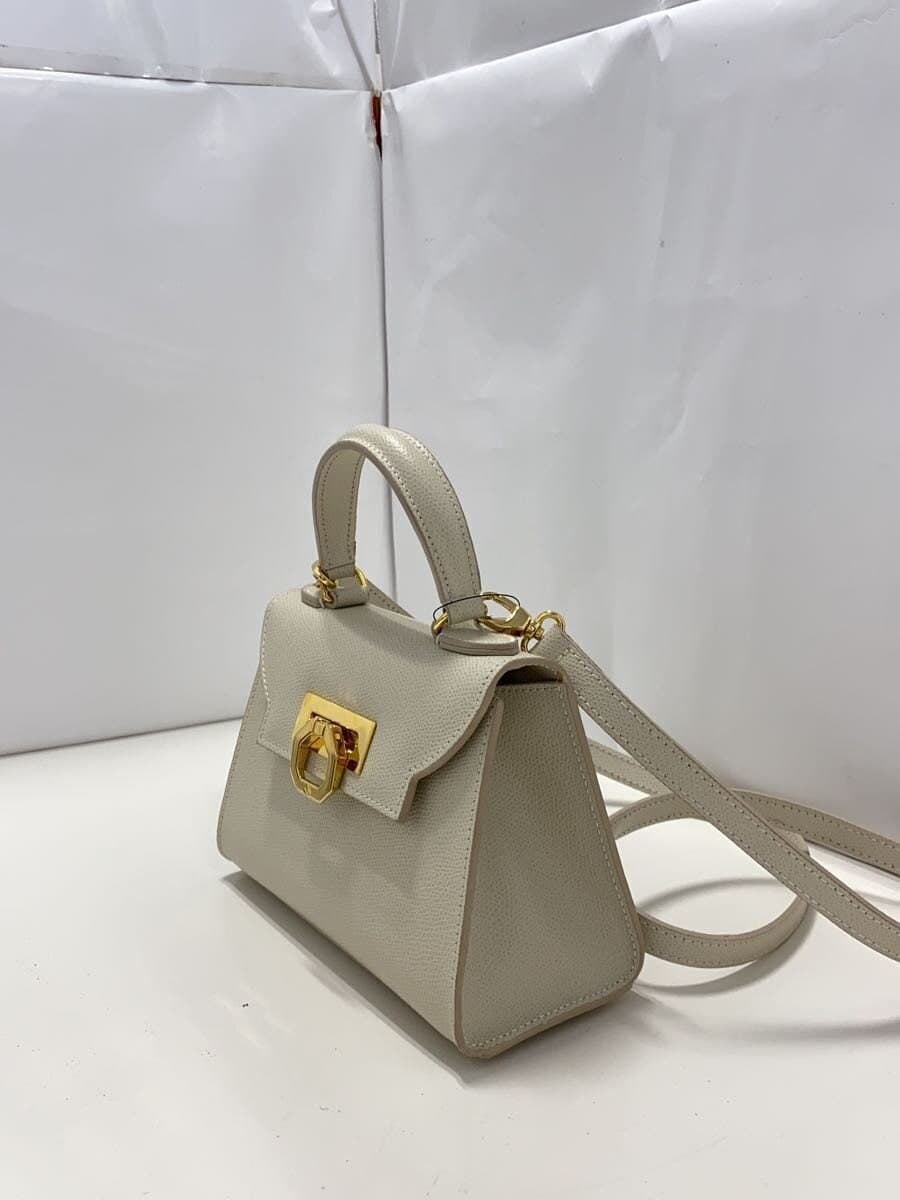 CARBOTTIERIKA 445 2-Way Shoulder Bag Leather White White Solid CARBOTTI 2