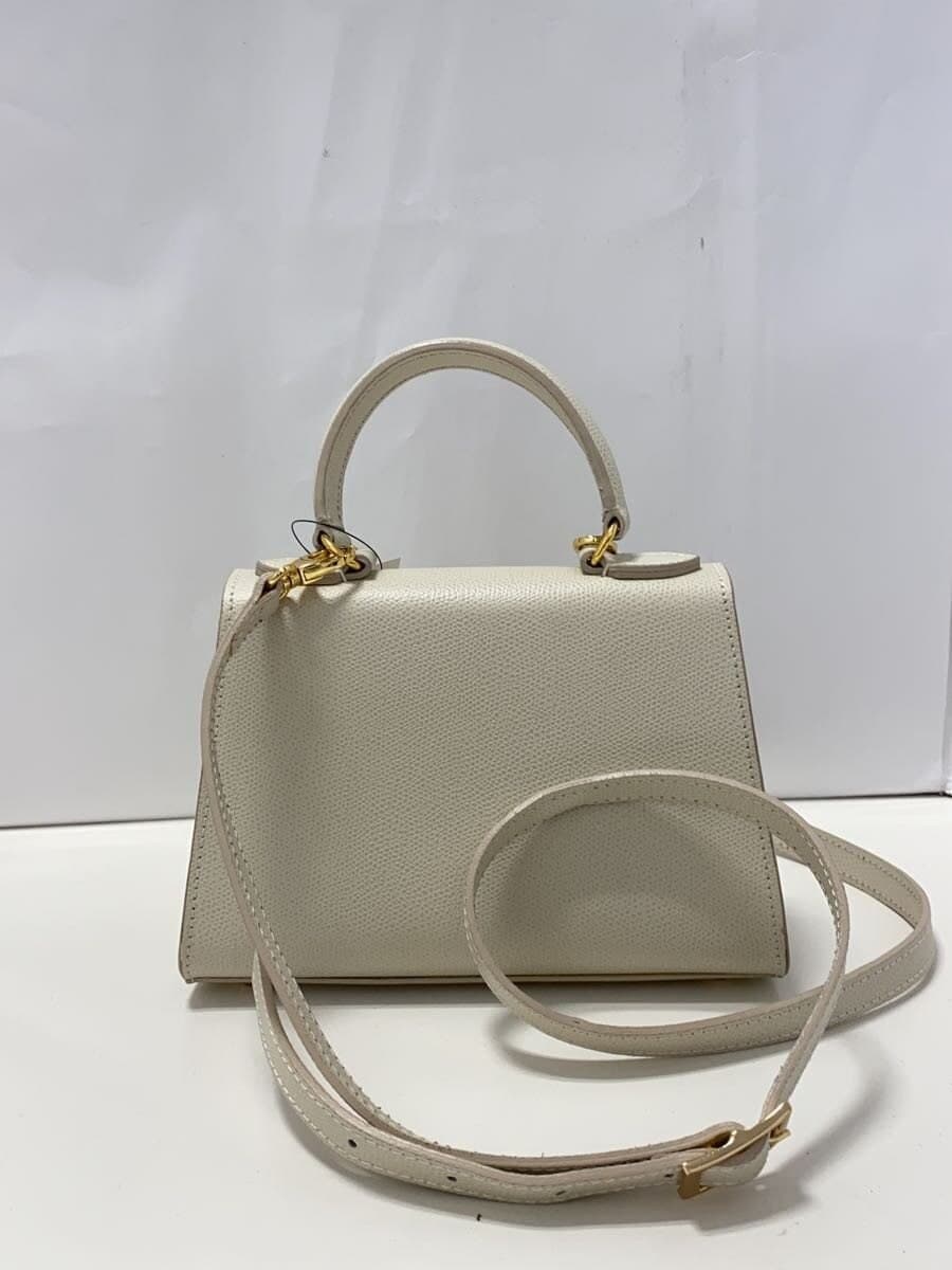 CARBOTTIERIKA 445 2-Way Shoulder Bag Leather White White Solid CARBOTTI 3