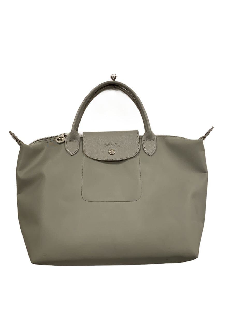 LONGCHAMP Le Pliage Neo Shoulder Strap Missing Part Tote Bag Gray Gray 1515578274