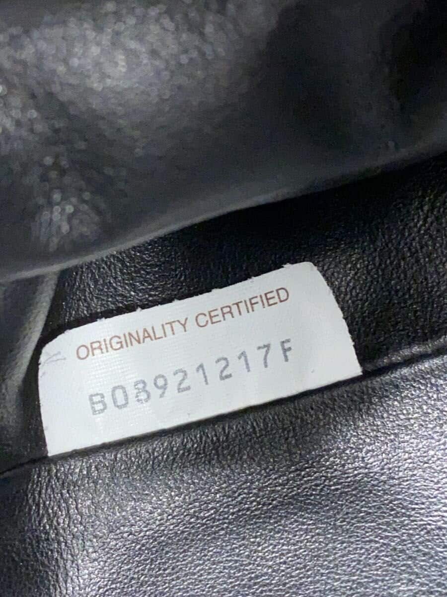 BOTTEGA VENETA clutch bag leather silver 5