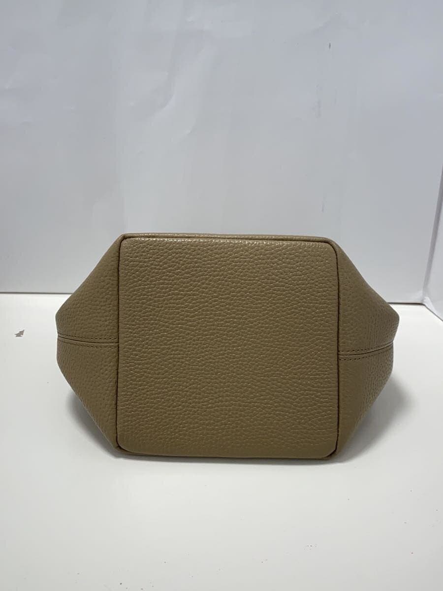 ch!iii handbag leather beige plain 4