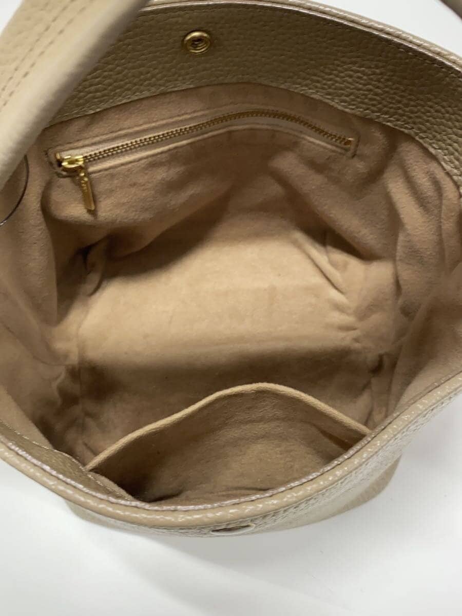 ch!iii handbag leather beige plain 6