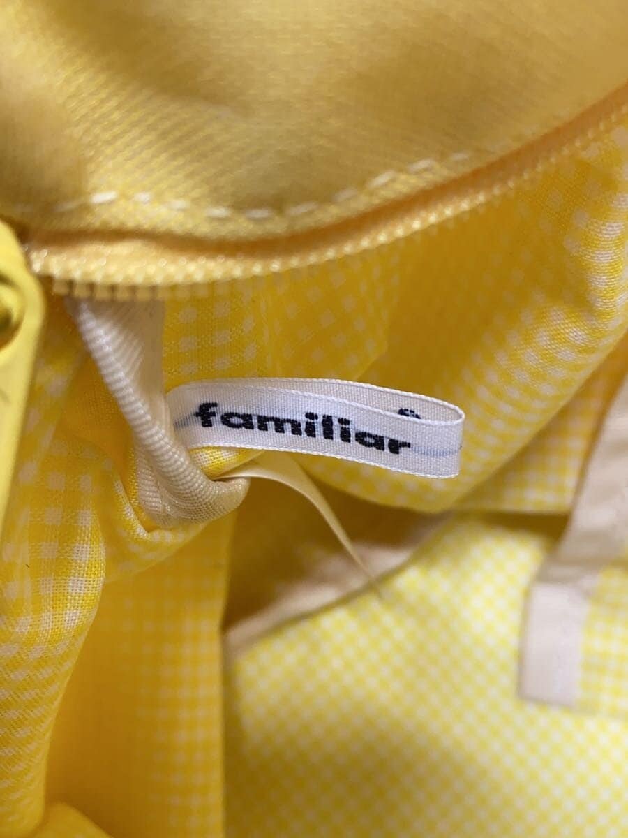Familiar family show limited denim bag tote bag cotton YLW 5