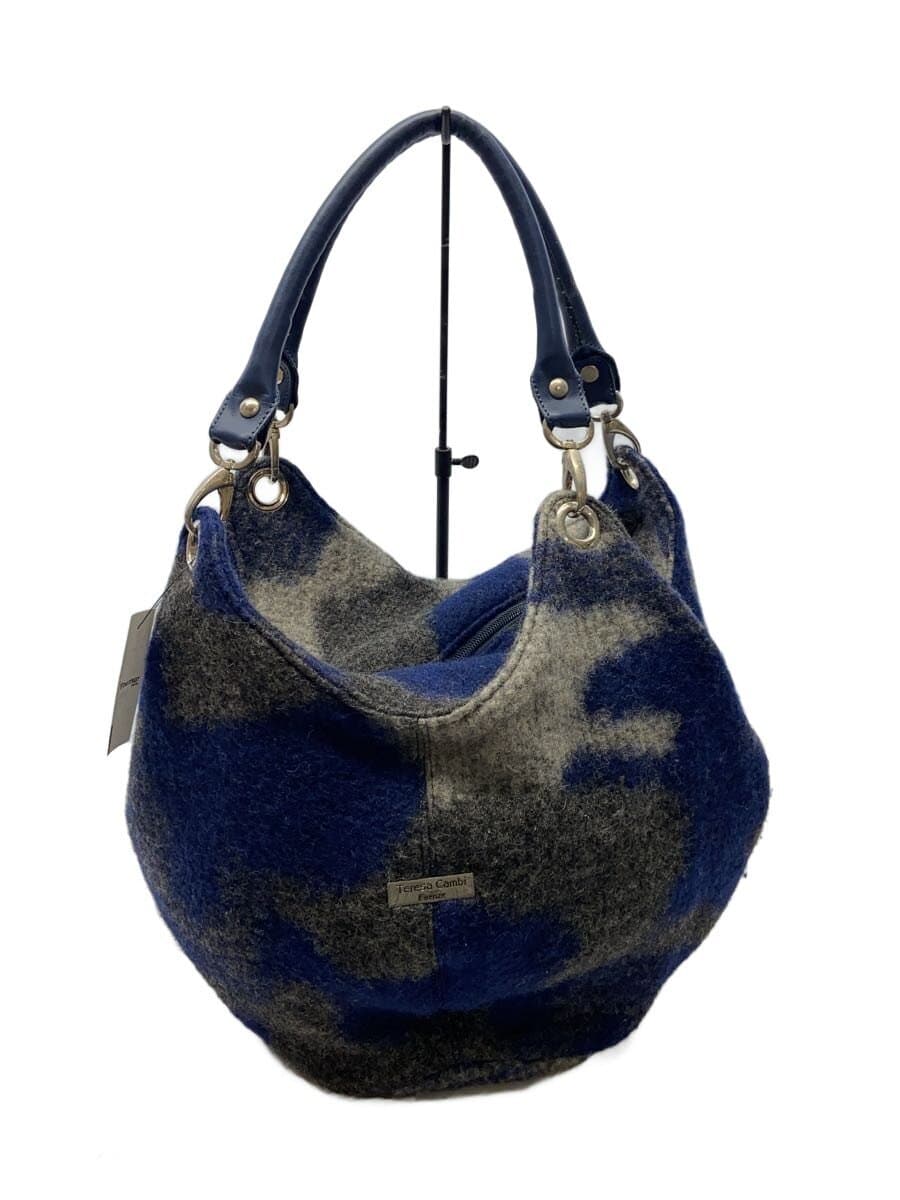 Teresa Cambi Shoulder Bag NVY All Over Pattern