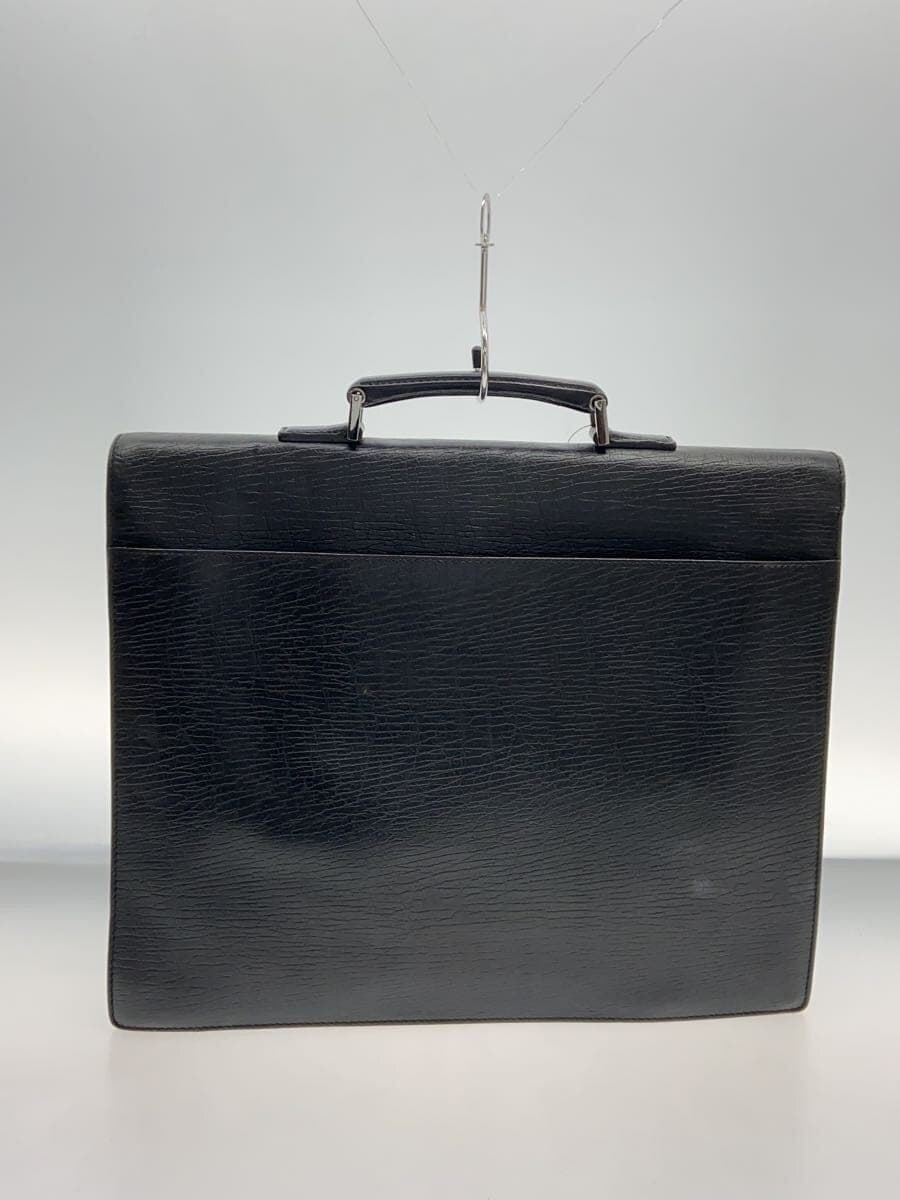 GUCCI Briefcase Leather BLK Plain 34045 3