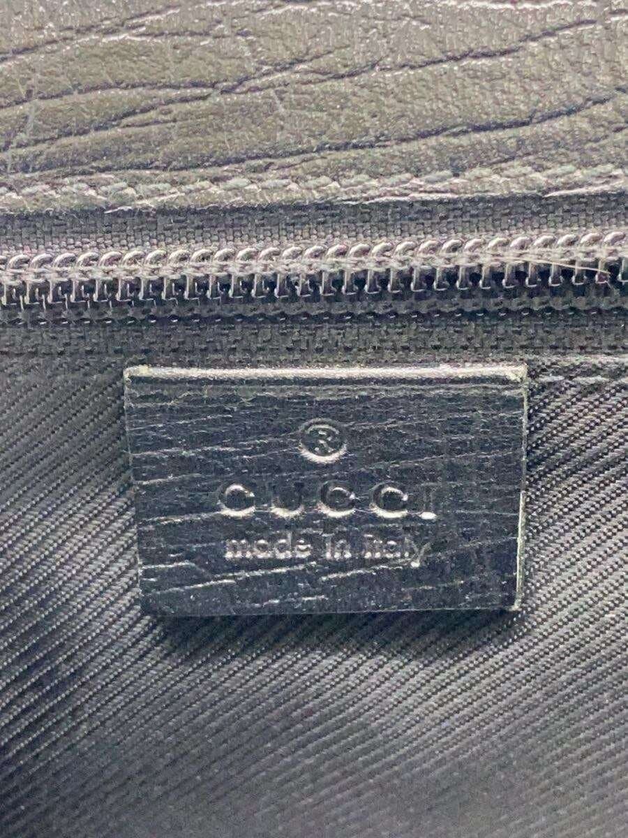 GUCCI Briefcase Leather BLK Plain 34045 5