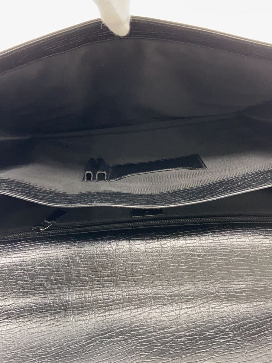 GUCCI Briefcase Leather BLK Plain 34045 6