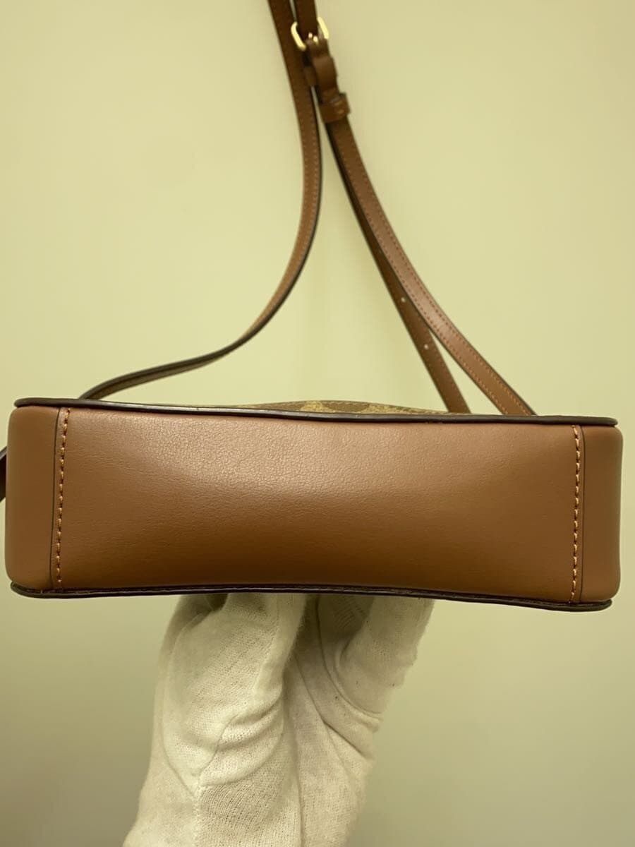 COACH Mini Camera Bag_Signature_Brown Leather PVC BEG 4