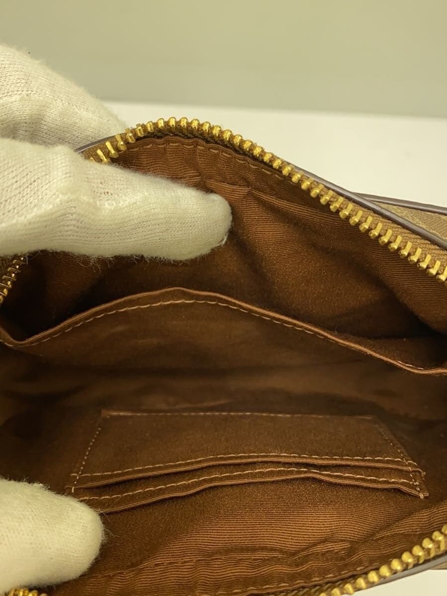 COACH Mini Camera Bag_Signature_Brown Leather PVC BEG 6