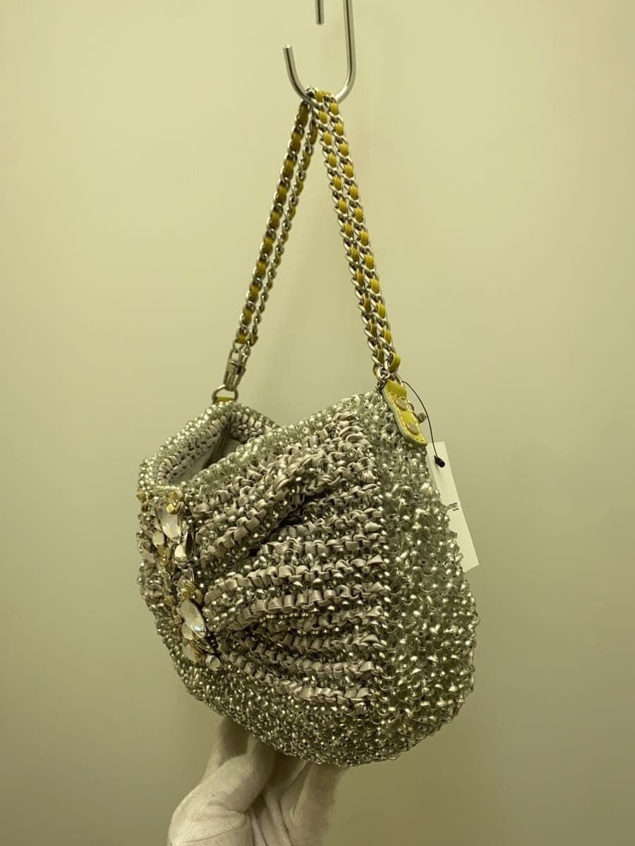 ANTEPRIMA Wire Handbag Ribbon Motif SLV 2