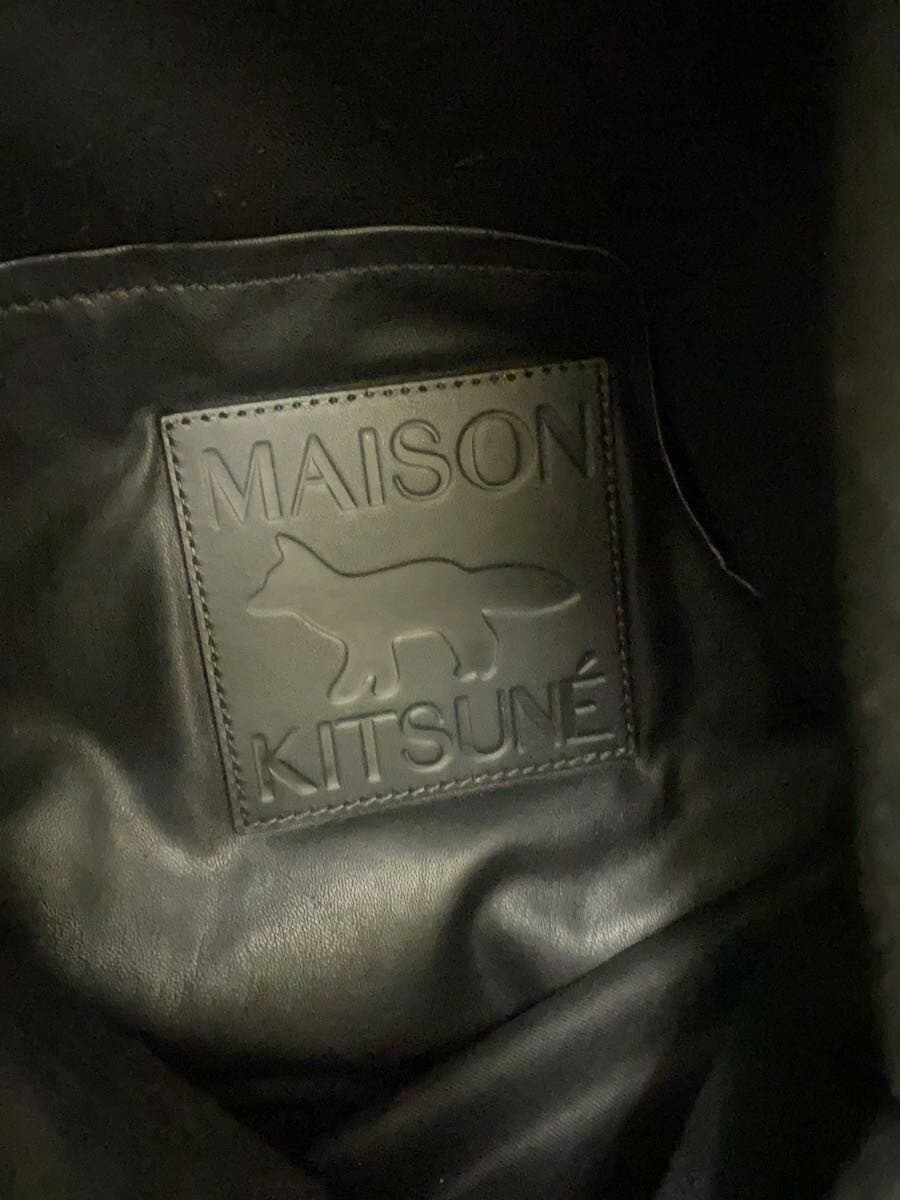 MAISON KITSUNENYLON QUILTED BAG 2-Way Shoulder Bag Nylon BLK 5