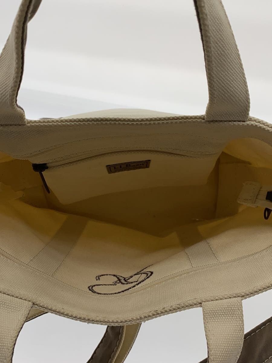 L.L.Bean Tote Bag Canvas CRM 289398 6