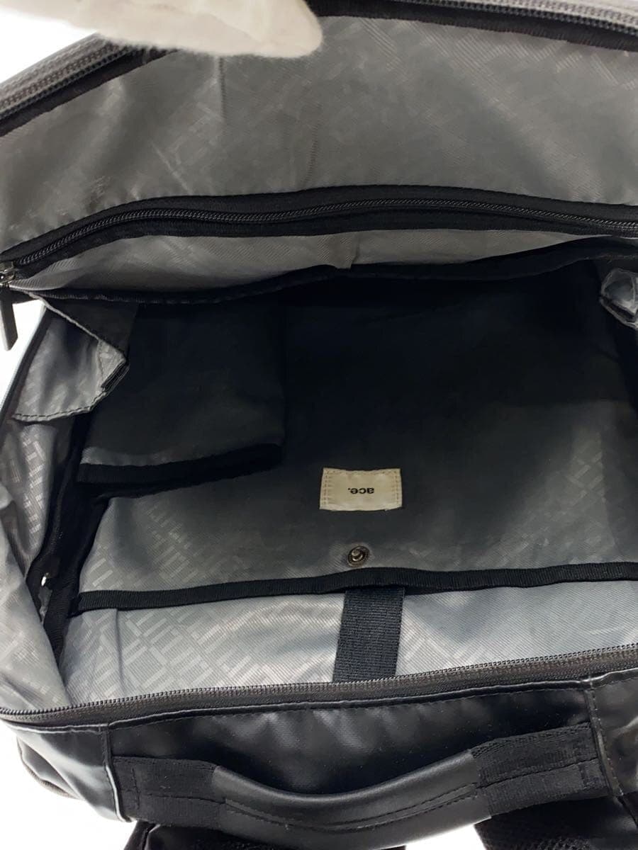 ace. Backpack Leather BLK 6