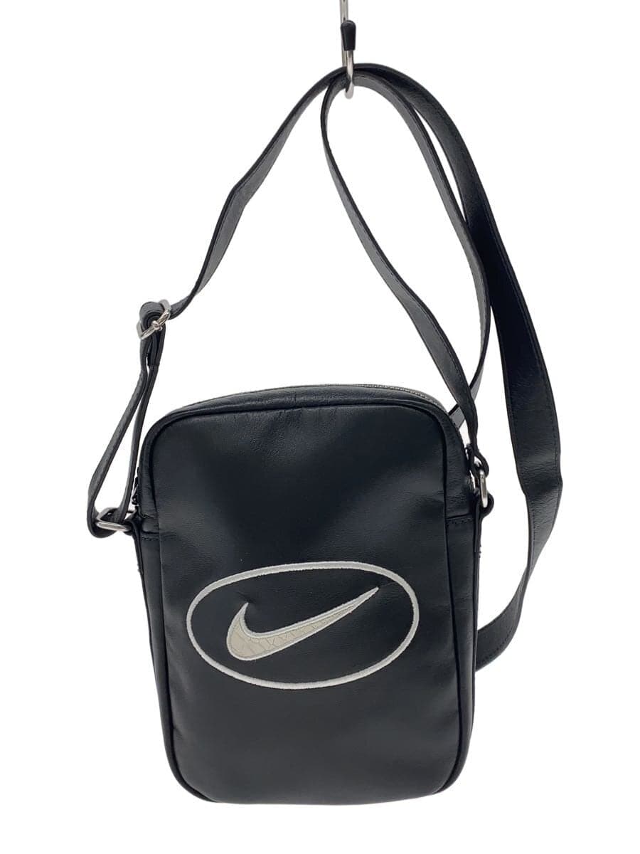 Supreme × NIKE× NIKE Shoulder Bag Leather BLK HJ7964