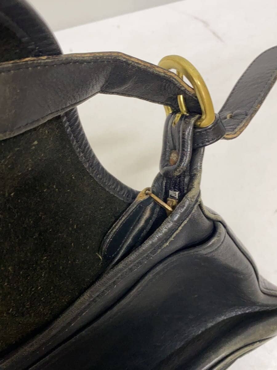 COACH Shoulder Bag Leather BLK Solid 4150 8