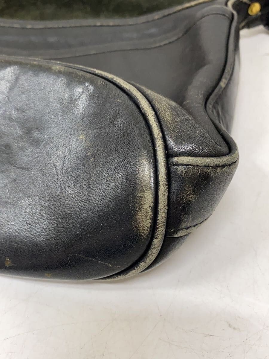 COACH Shoulder Bag Leather BLK Solid 4150 9