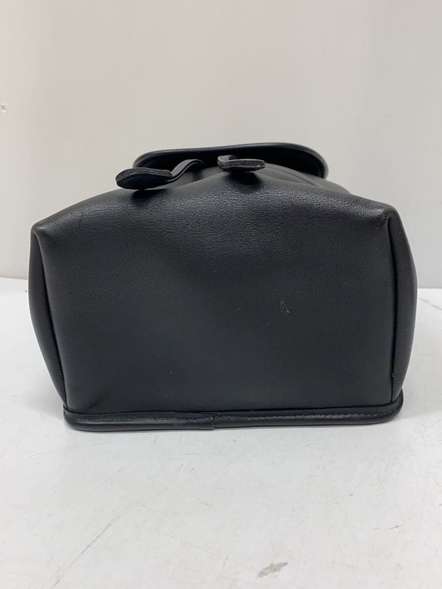 COACH Backpack Leather BLK Solid 9960 4