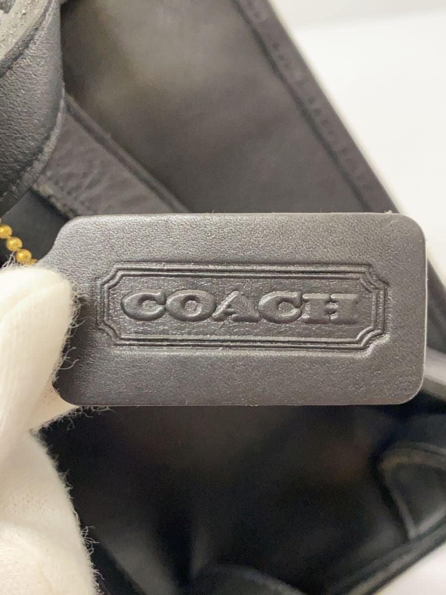 COACH Backpack Leather BLK Solid 9960 5