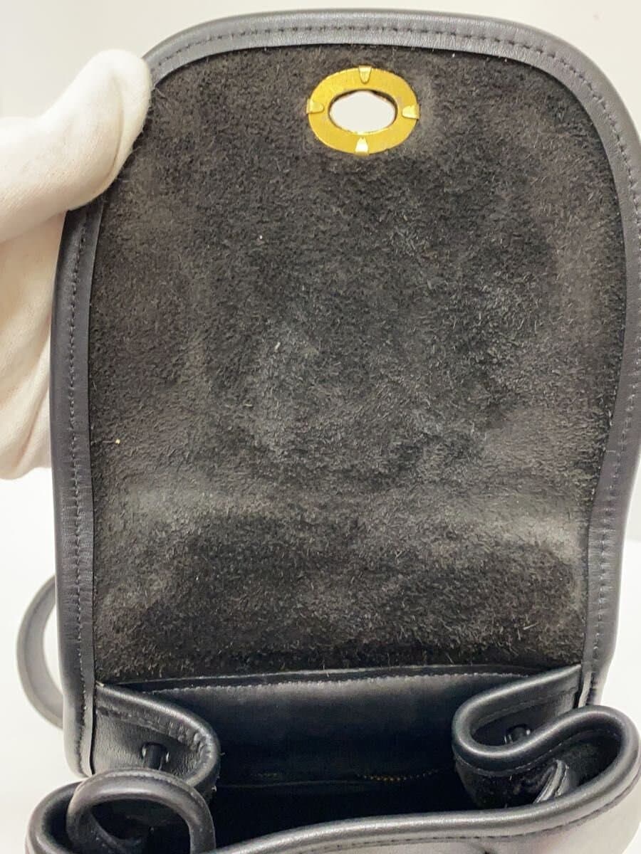 COACH Backpack Leather BLK Solid 9960 7