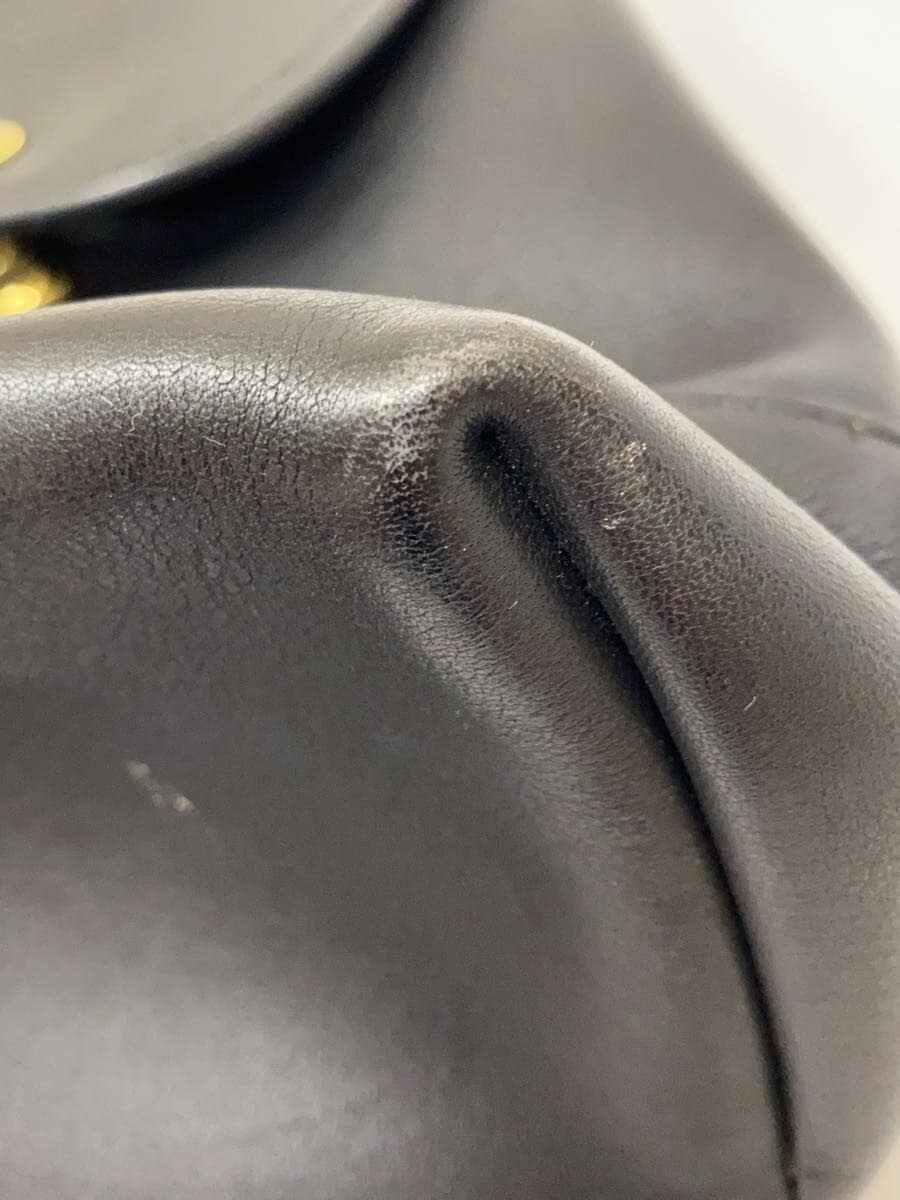 COACH Backpack Leather BLK Solid 9960 8