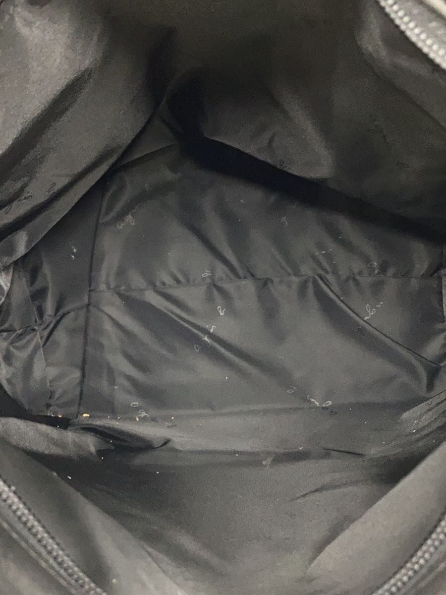 agnes b VOYAGE Shoulder Bag Leather BLK Solid 6