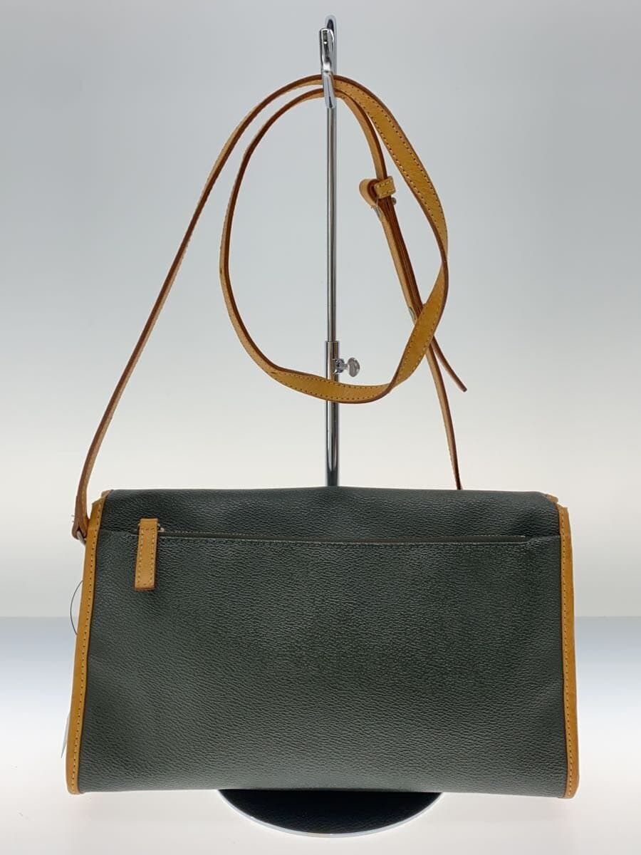 PORTER GIRL Shoulder Bag Leather KHK Solid 3