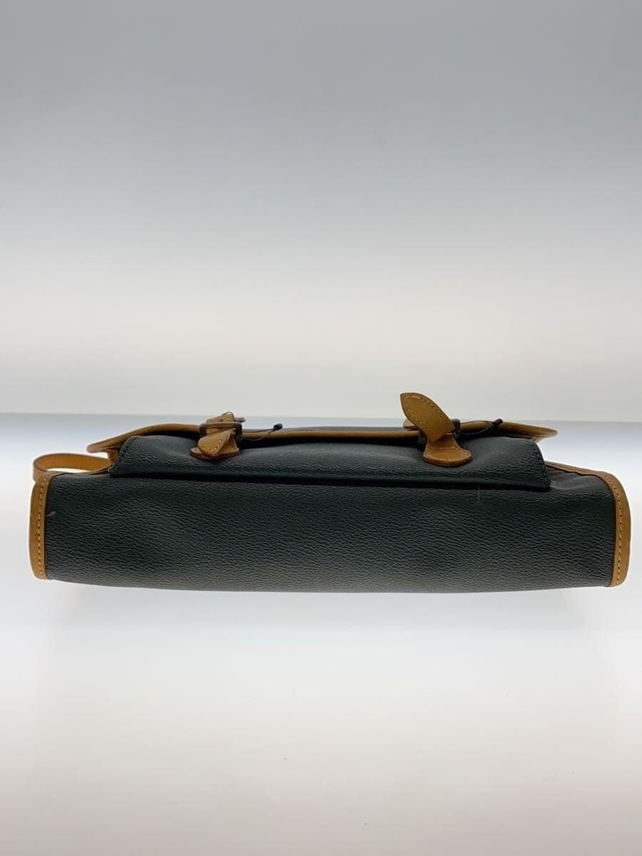 PORTER GIRL Shoulder Bag Leather KHK Solid 4