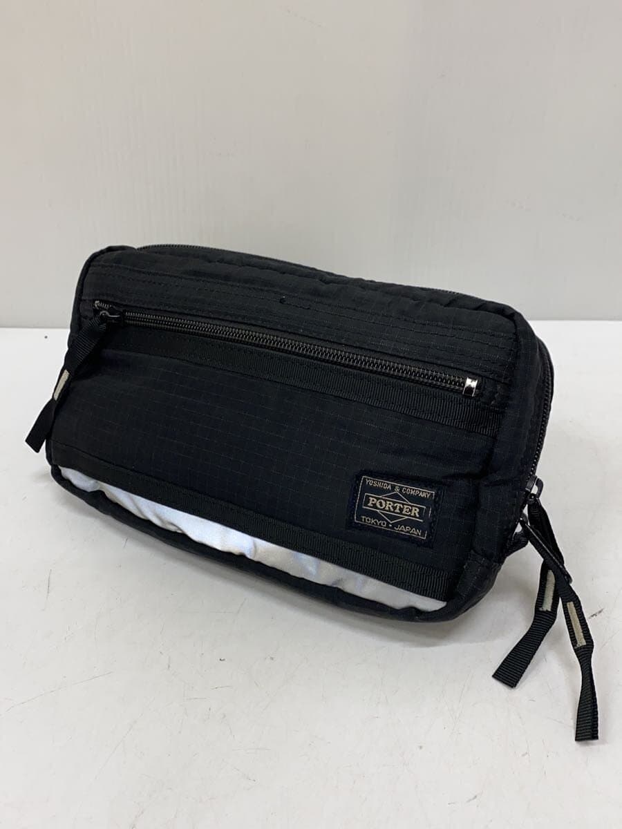 PORTER Waist Bag BLK Check 2