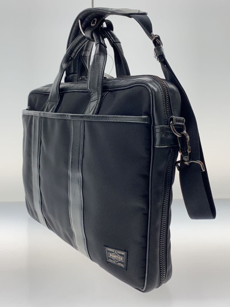 PORTER Briefcase BLK Solid 125-04488 2-Way BRIEFCASE 2