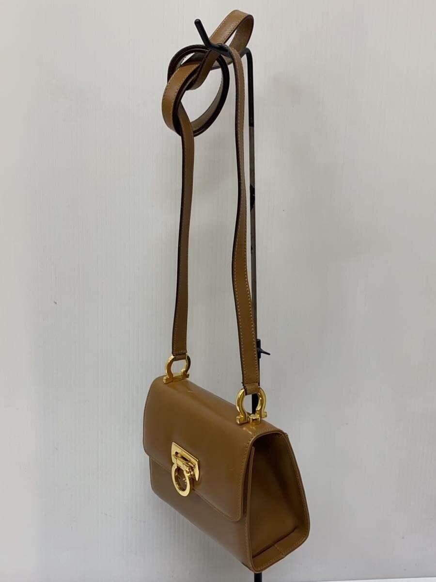 Salvatore Ferragamo Shoulder Bag Leather CML Solid 2
