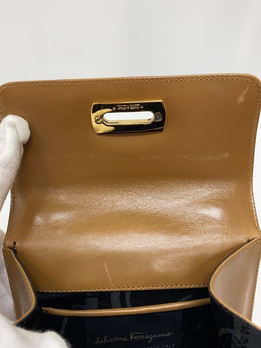 Salvatore Ferragamo Shoulder Bag Leather CML Solid 7