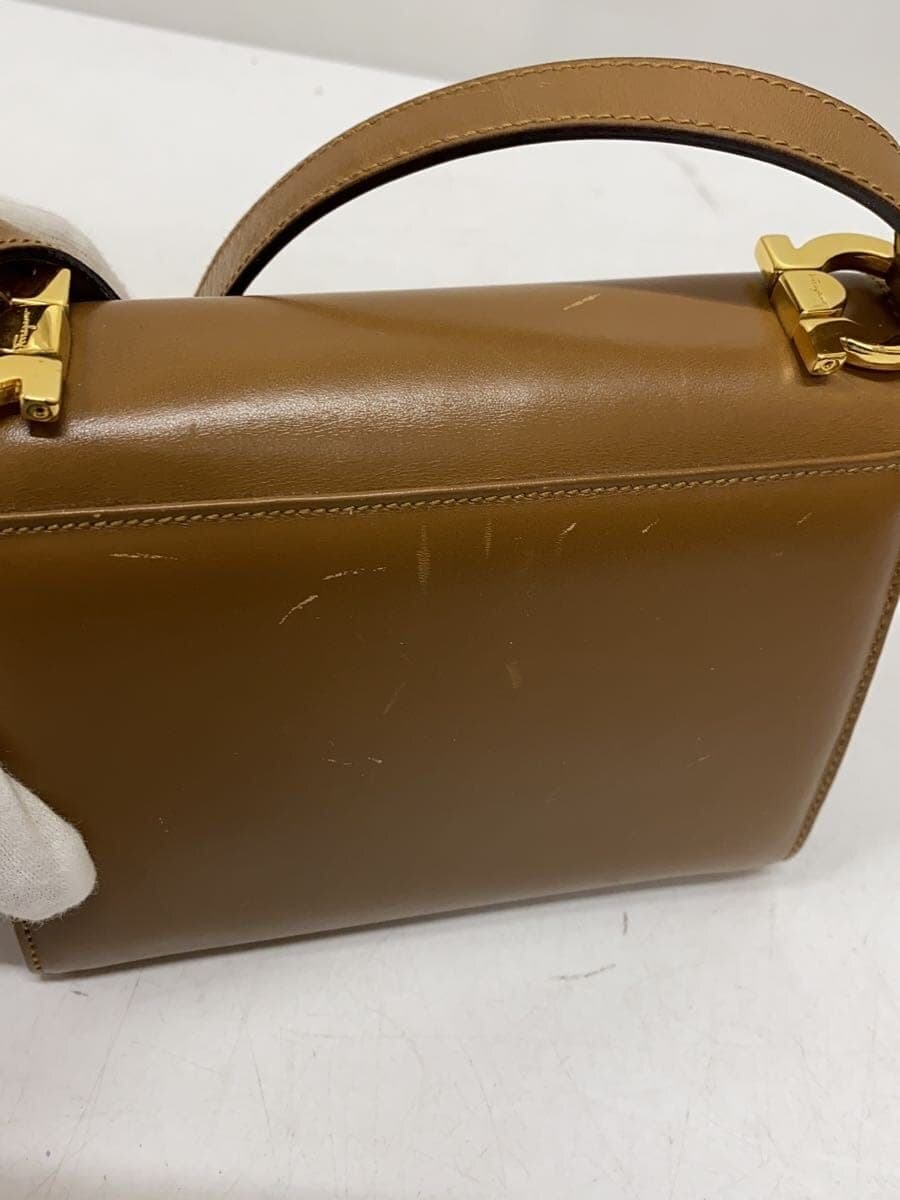 Salvatore Ferragamo Shoulder Bag Leather CML Solid 9