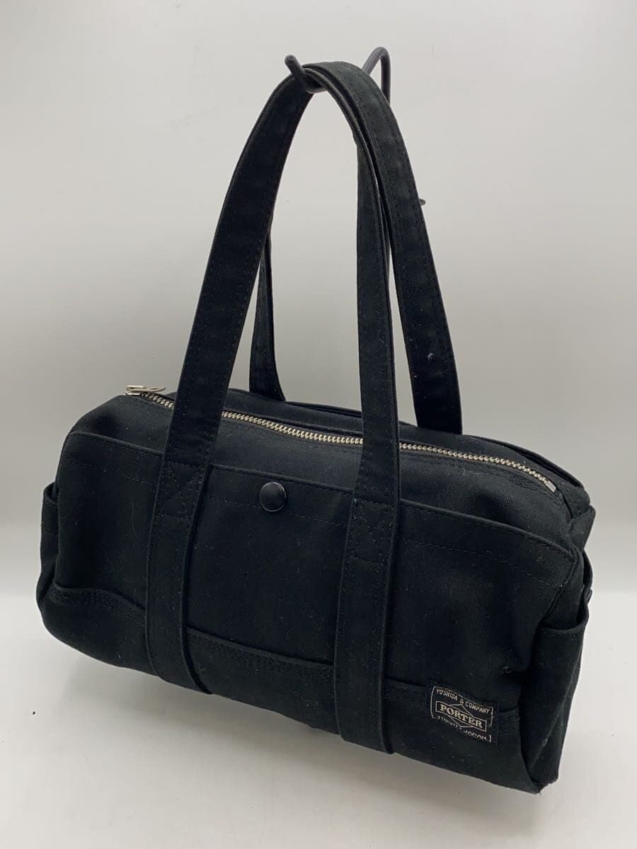 PORTER Boston Bag Nylon Black Plain 2