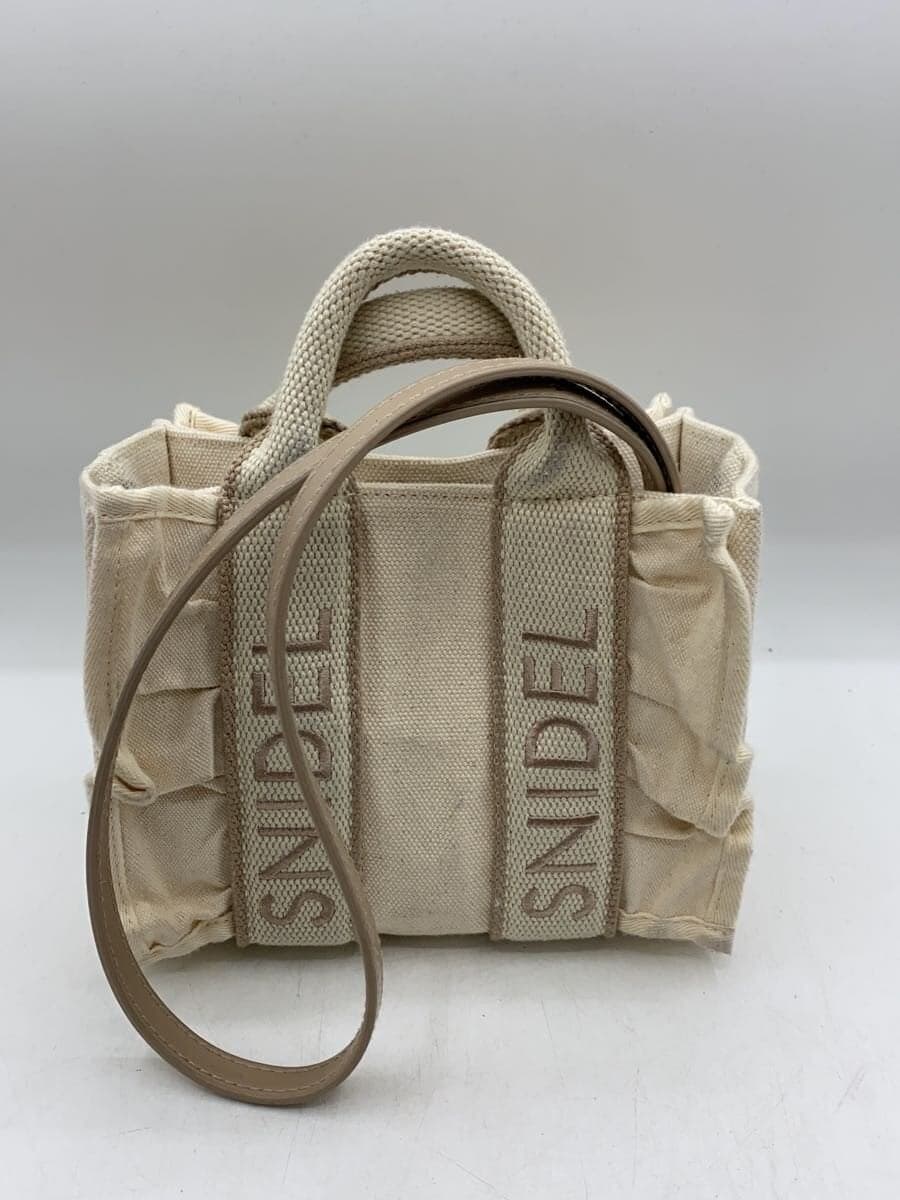 SNIDEL Shoulder Bag Canvas IVO Plain SWGB252631 3