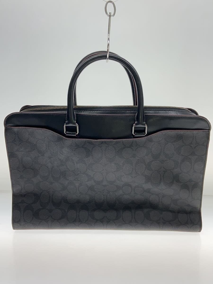 COACH Briefcase_Signature_Black Leather BLK 3