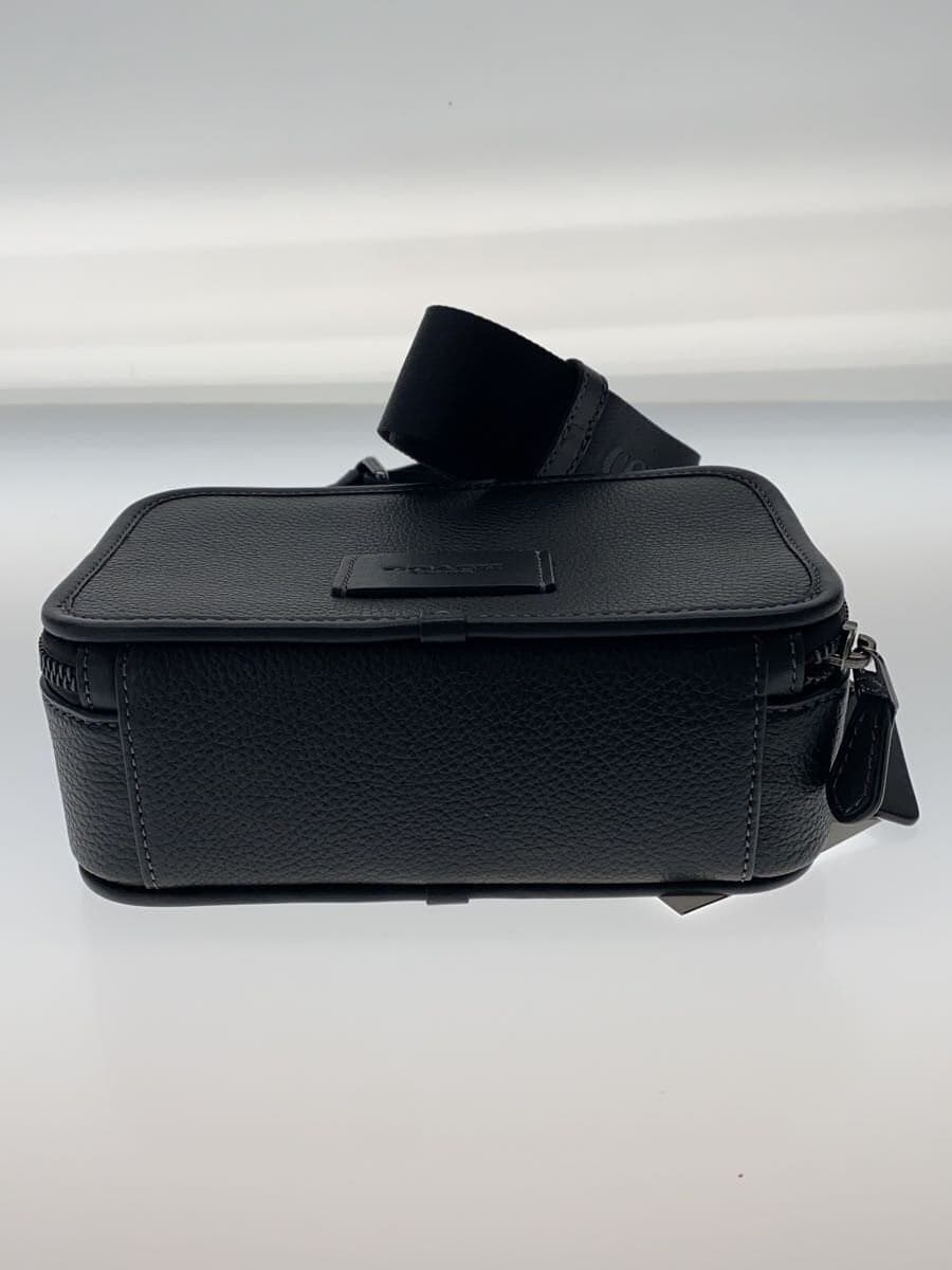 COACH Shoulder Bag Leather BLK Solid CM113 4