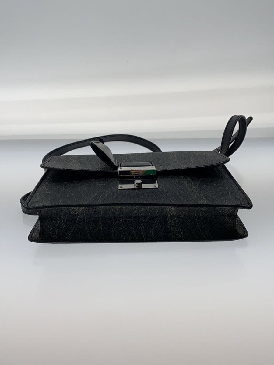 ETRO Shoulder Bag Leather GRY All Over Pattern 4